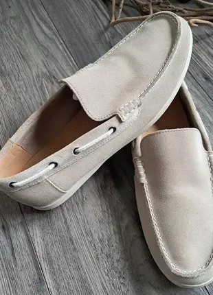 Кожаные мокасины clarks (р.43)