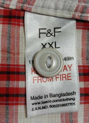 Высококачественная стильная брендовая рубашка f&amp;f3 фото