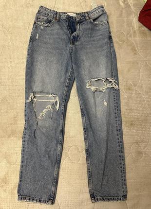 Джинси zara з дірками