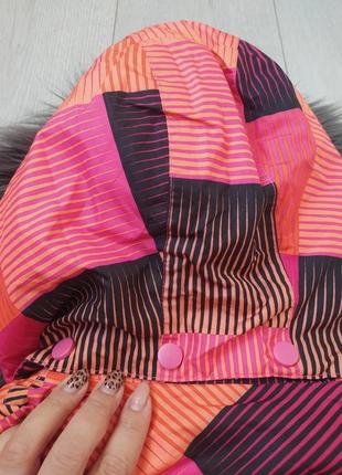 🏔️❄️⛰️🌪️яркая термо водостойкая против ветра горнолыжная куртка оверсайз