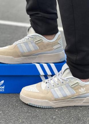 Чоловічі кросівки adidas forum beige3 фото