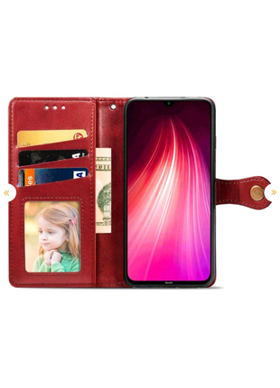 Кожаный чехол книжка getman gallant (pu) для xiaomi redmi note 9s2 фото