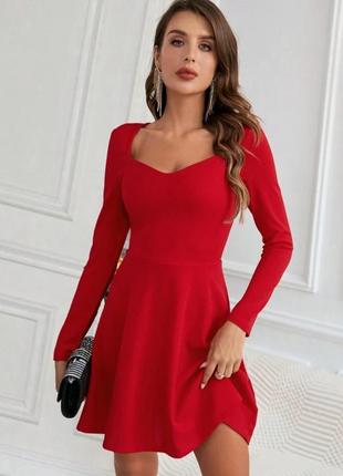 Стильное красное платье от shein🔥