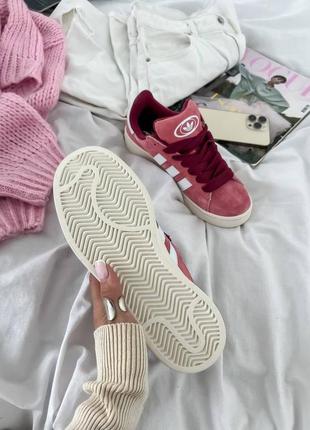 Женские кроссовки adidas campus pink7 фото