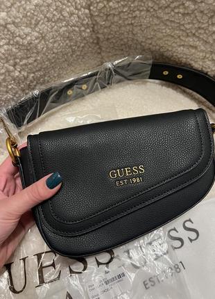 Сумка седло guess dream bag черная2 фото