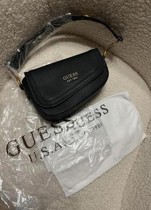 Сумка сідло guess dream bag чорну