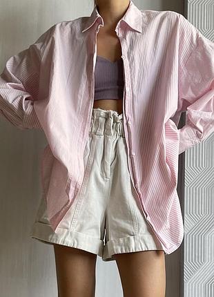 Бавовняна сорочка stradivarius