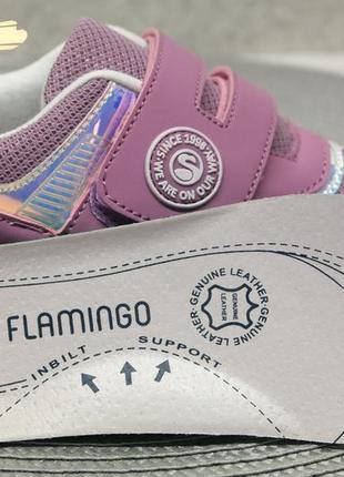Flamingo кроссовки кроссовки фиолетовые девочки7 фото