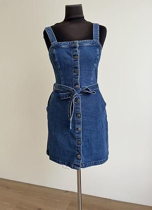 Джинсовый сарафан hollister, m