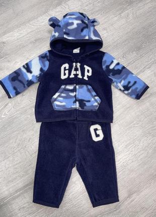 Флисовый костюм gap, 0-3мес