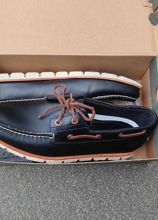 Топсайдеры timberland tidelands 2 eye, 100% кожа. оригинал. (стелька 30,0 см)10 фото