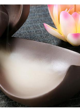 Подставка жидкий дым два лотоса, подставка под конусы обратного потока