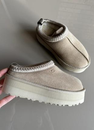 Уг тасман уггі угг ugg tasman platform beige