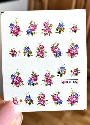 Водный наклейка-слайдер для маникюра