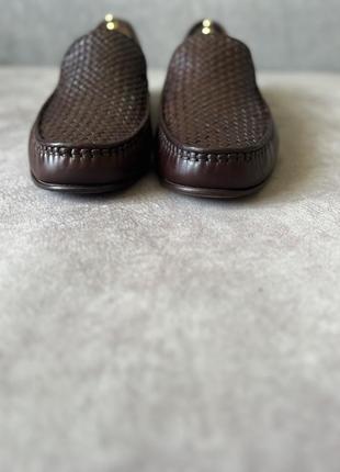 Новые оригинальные кожаные туфли мокасины sioux 28,5см5 фото