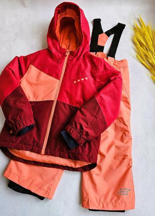 Лыжный костюм термо 98-104см lupilu❄️комбинезон зимний детский❄️горнолыжный костюм куртка и брюки
