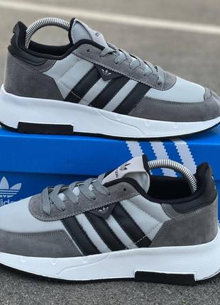 Мужские кроссовки adidas zx grey4 фото