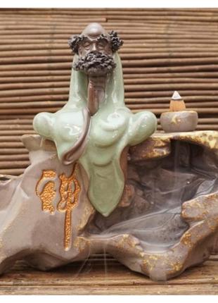 Подставка для благовоний жидкий дым керамика арт.7669279-1, подставка под конусы обратного потока