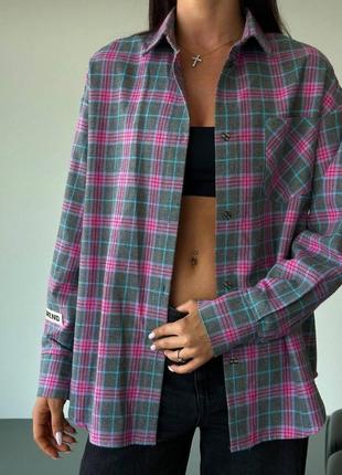 Сорочка в клітинку