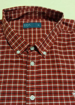Качественная стильная брендовая джинсовая рубашка easy
