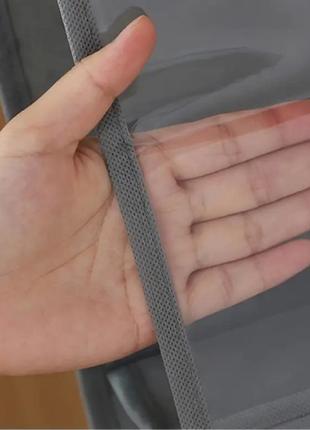 Подвесной органайзер для хранения сумок / 8 карманов/ серый