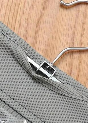 Подвесной органайзер для хранения сумок / 8 карманов/ серый