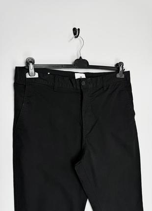 H&amp;m чино-брюки в черном цвете. skinny fit.2 фото