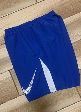 Шорты nike nsw dri-fit club swoosh blue.s. как новые4 фото