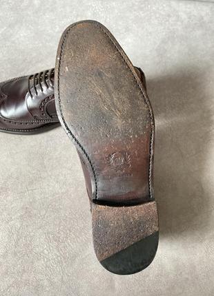 Paul rosen оригинальные кожаные туфли оксфорды 27,5см5 фото