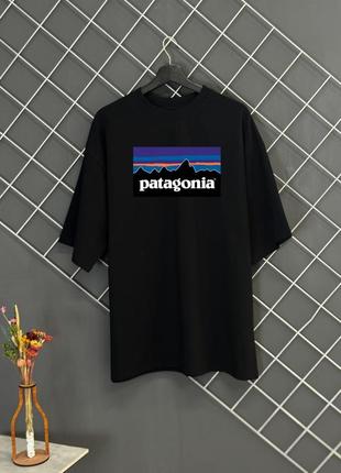 ⚫️футболка оверсайз patagonia чорна⚫️2 фото