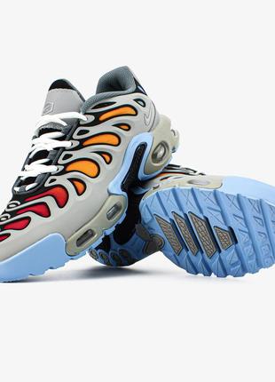 👟 кроссовки nike air max tn plus drift "grey/blue"/наложка bs👟6 фото