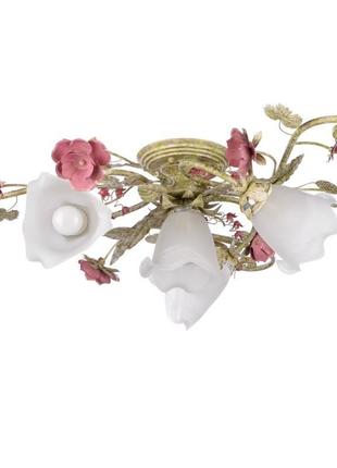 Люстра brille флористика 60w e14 зеленый