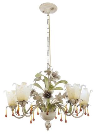 Люстра brille флористика 60w e27 зеленый