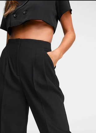 Изысканные брюки mom, slouchy, long, asos design2 фото