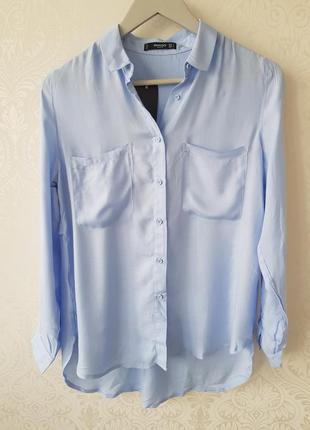 Новая рубашка,  блузка mango. вискоза. размер s.6 фото