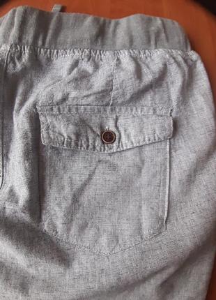 Мужские шорты из натуральной ткани.5 фото