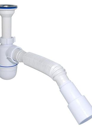 Сифон waterstal а-32019 під умивальник 1 1/2" з гнучкою гофрою