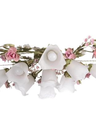 Люстра brille флористика 40w e14 зеленый