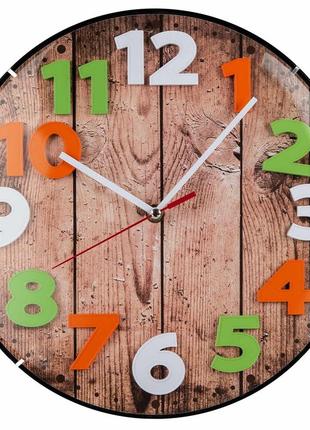 Годинник настінний technoline wt7435 wood brown