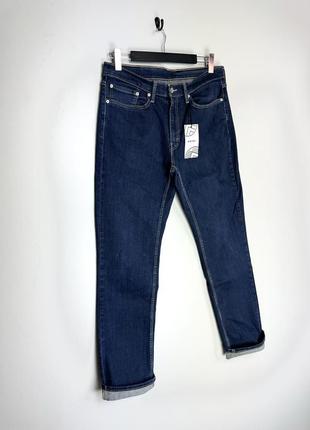 Levi’s 514 класична модель джинсів у насиченому синьому кольорі.6 фото