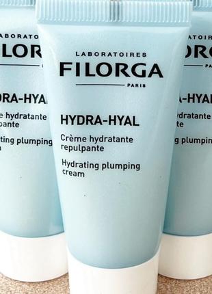 Зволожувальний крем для обличчя filorga hydra-hyal hydrating plumping cream