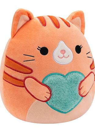 М'яка іграшка squishmallows кішка 13 см