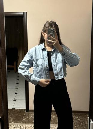 Джинсова куртка oversize