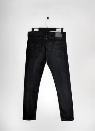 Levi's 510 стрейчевые джинсы в темно-сером цвете.1 фото