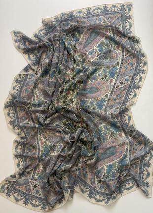 Switzerland eetro fabric палантин платок большого размера из натурального шелка2 фото