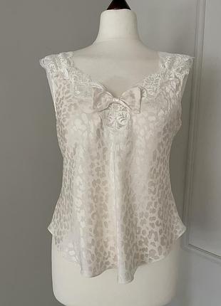 Шелковый пеньюар сорочка кружево бренд