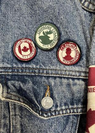 Куртка тракер джинс кроп канада вінтаж vintage9 фото