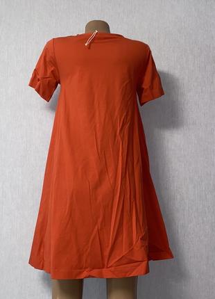 Cos красное платье трапеция5 фото