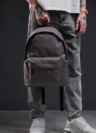 Молодежный мужской рюкзак, практичный стильный красивый серый рюкзак, повседневный...