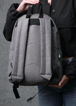 Молодежный мужской рюкзак, практичный стильный красивый серый рюкзак, повседневный...
